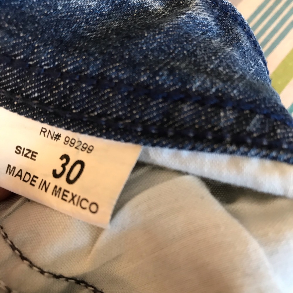 Divine Rights Acid Wash Skinny Jeans Womens Size 30 Fits Like Size 8 Denim Blue - Picture 7 of 9